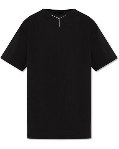 Y. Project T-shirt With Logo, - Black