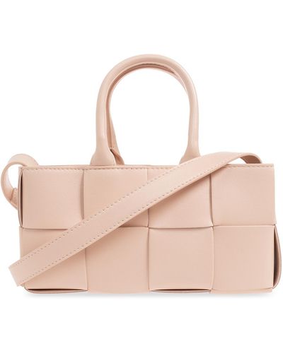 Bottega Veneta 'arco East-west Mini' Shoulder Bag, - Pink