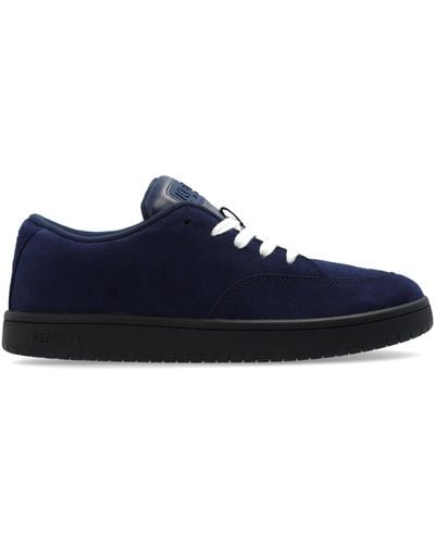 KENZO Suede Trainers, - Blue