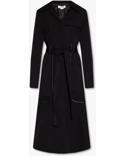 Victoria Beckham Wool Coat - Black