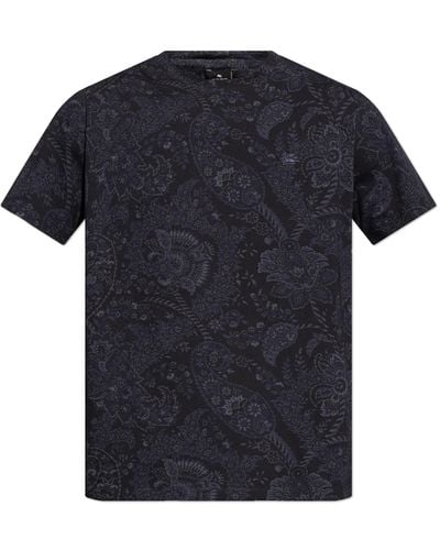 Etro Cotton T-shirt, - Black