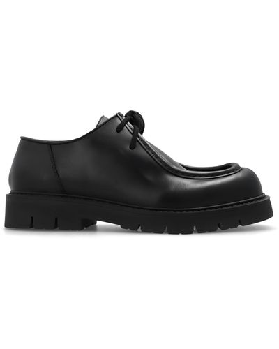 Bottega Veneta 'haddock' Leather Shoes, - Black