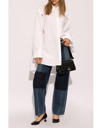 Jil Sander Jeans With Stitching - Blue