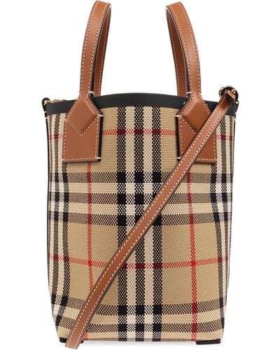 Burberry 'london Mini' Shoulder Bag, - Brown