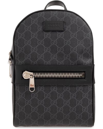 Gucci One-shoulder Backpack, - Black