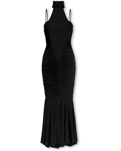 Versace Off-The-Shoulder Dress - Black