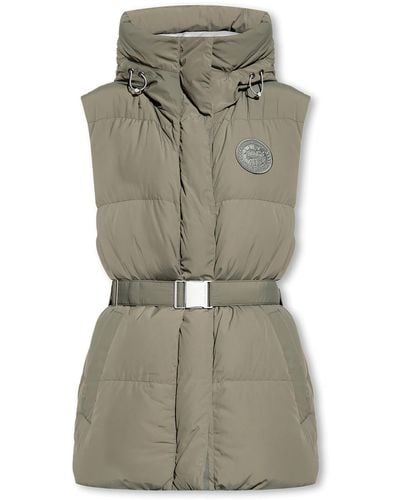 Canada Goose ‘Rayla’ Vest With Logo - Green
