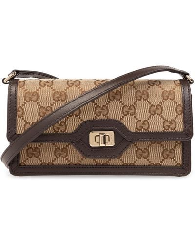Gucci 'luce Mini' Shoulder Bag, - Brown