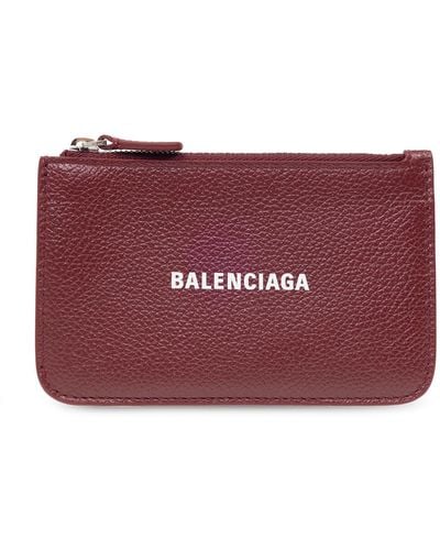 balenciaga purple wallet