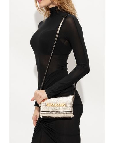 Victoria Beckham Leather Shoulder Bag - Natural