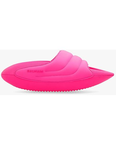 Balmain 'b-it' Slides - Pink