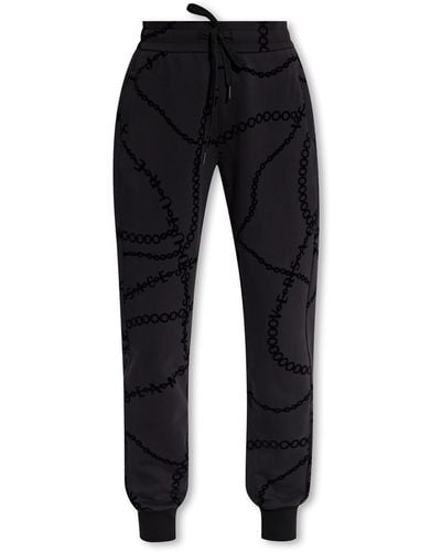 Versace Jeans Couture Zip-Up Hoodie - Black