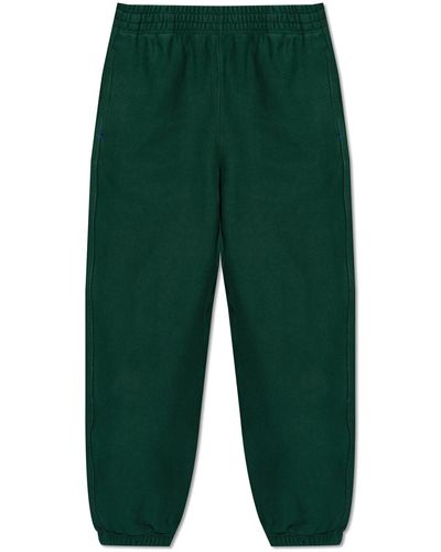 Burberry Cotton Sweatpants, - Green