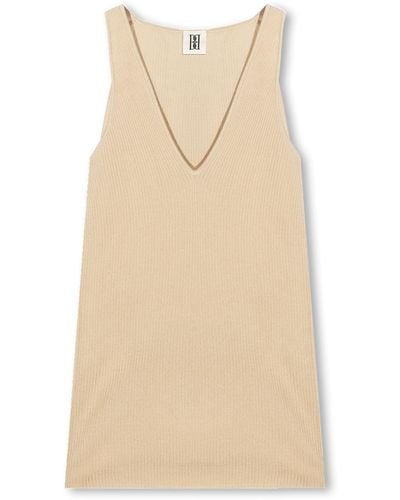 By Malene Birger ‘Rory’ Ribbed Tank Top - White