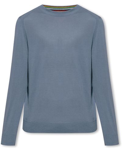 Paul Smith Jumper With Logo - Blue