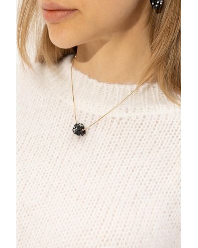 Marni Obsidian Necklace - Natural