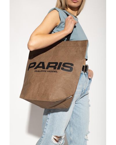 Philippe Model 'vivienne' Shopper Bag - Brown