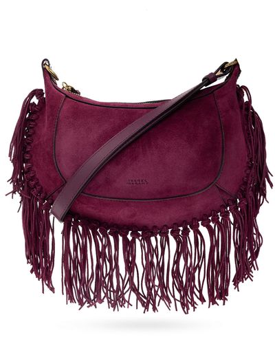 Isabel Marant ‘Oskan Moon’ Shoulder Bag - Purple