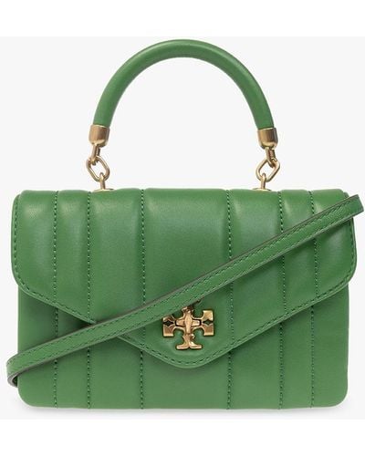 Tory Burch ‘Kira Mini’ Quilted Shoulder Bag - Green