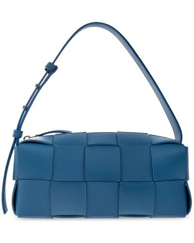 Bottega Veneta ‘Brick Cassette Small’ Shoulder Bag - Blue