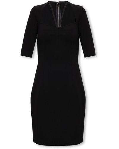 Dolce & Gabbana Dress With Short Sleeves - Black