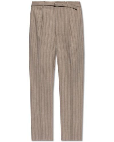 Etro Striped Pattern Trousers By , - Natural