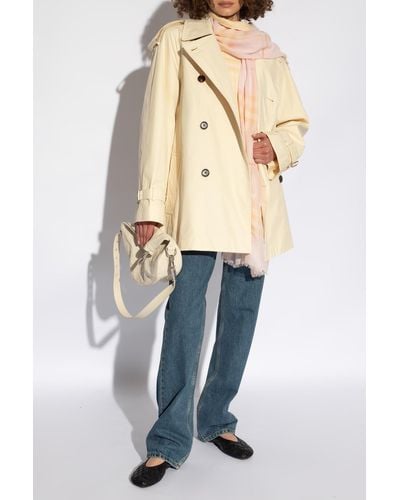 Burberry Short Trench Coat - Blue