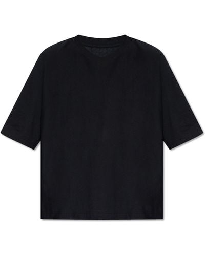 Homme Plissé Issey Miyake Cotton T-shirt, - Black