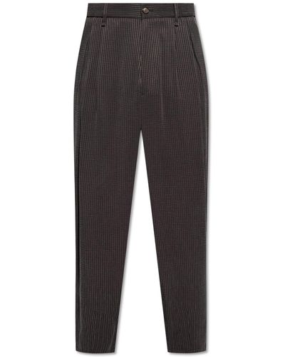 Giorgio Armani ‘Sustainable’ Collection Trousers - Black