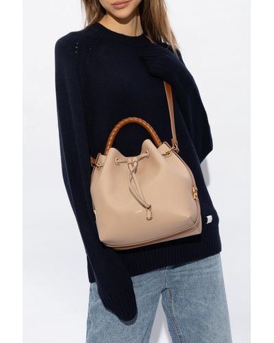 Chloé 'marcie' Bucket Bag, - Natural