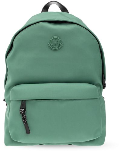 Moncler Backpack With Logo - Green