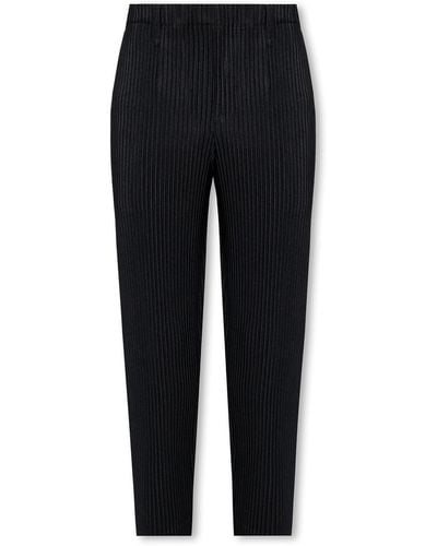 Homme Plissé Issey Miyake Pleated Trousers - Black