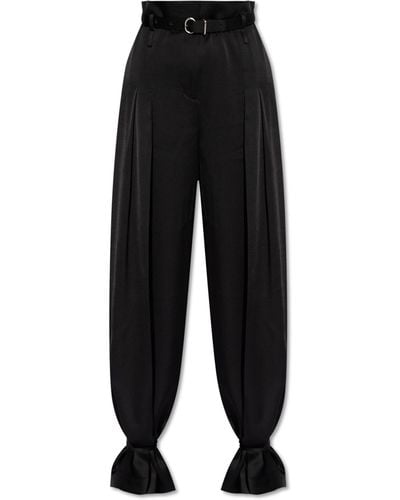 Jil Sander Trousers With Pockets, - Black