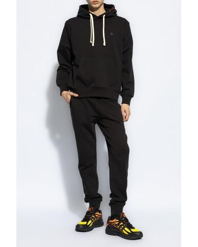 Save The Duck Hoodie With Logo - Black