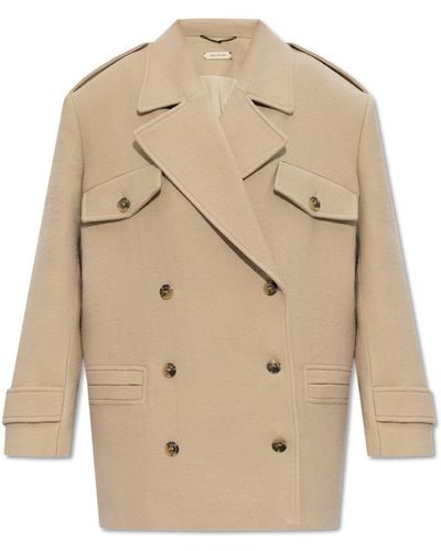 The Mannei Oversize Coat, - Natural