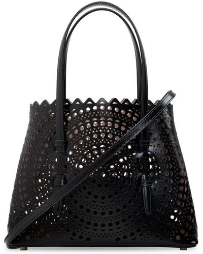 Alaïa ‘Mina 25’ Shoulder Bag - Black