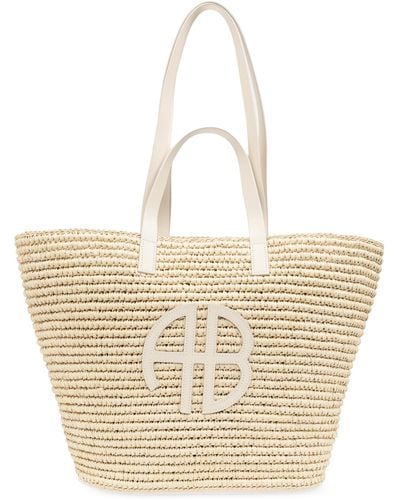 Anine Bing Shopper Bag, - White