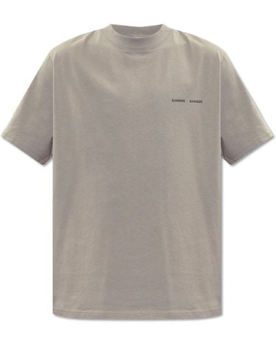 Samsøe & Samsøe 'norsbro' T-shirt, - Grey