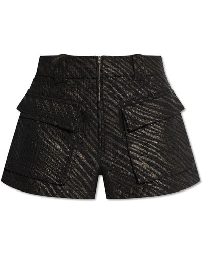 IRO 'alecia' Shorts With Pockets, - Black