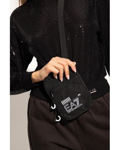EA7 ‘Sustainable’ Collection Shoulder Bag - Black