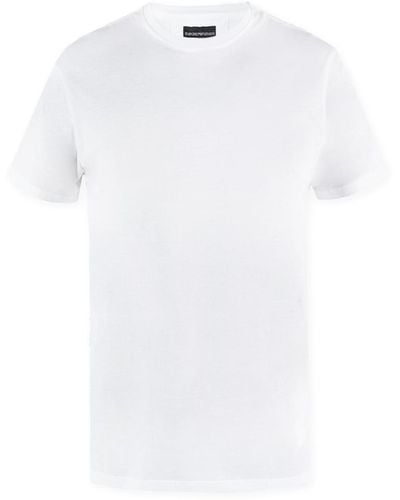 Emporio Armani T-Shirt Three-Pack - White