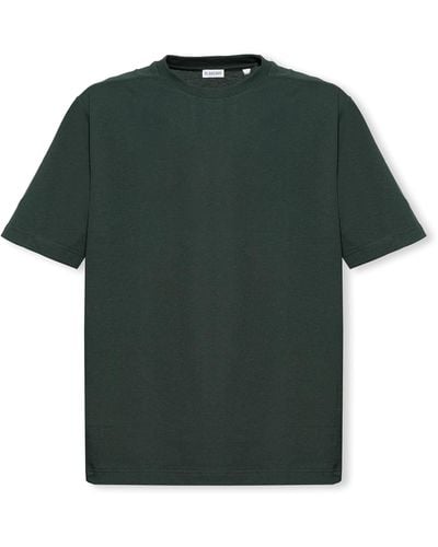 Burberry T-shirt With Logo, - Green