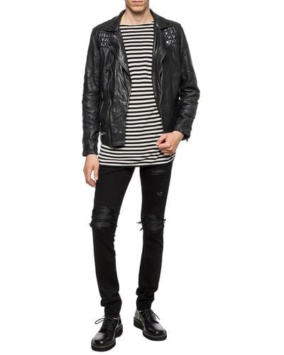 AllSaints ‘Conroy’ Leather Jacket - Black