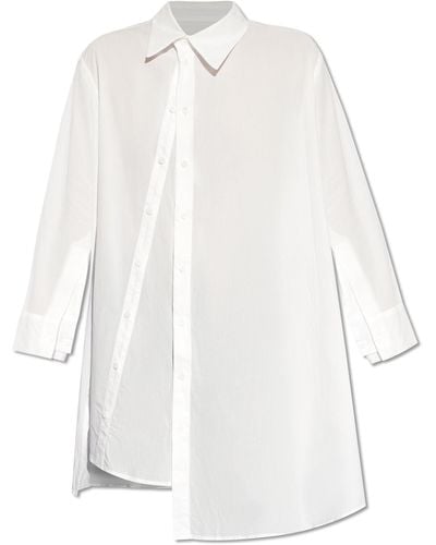Yohji Yamamoto Cotton Shirt, - White