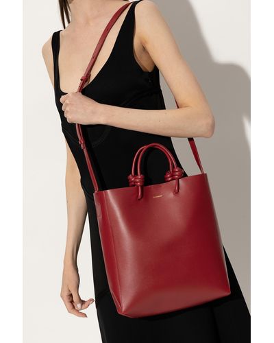 Jil Sander Shopper Bag - Red