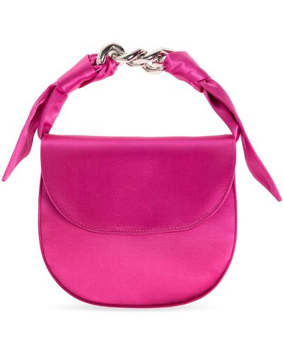 Casadei Satin Handbag, - Pink