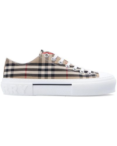 Burberry Vintage Check Low Trainers - Brown