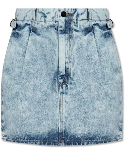 The Mannei Denim Skirt 'Antin' - Blue