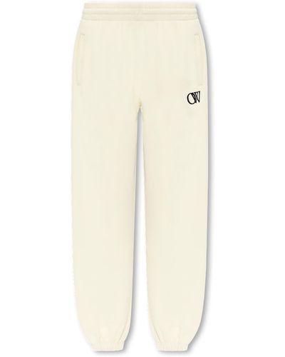 Off-White c/o Virgil Abloh Off- Joggers With Logo - White
