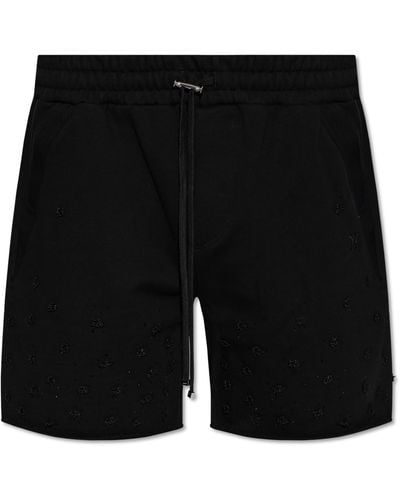 Amiri Shorts With Application, - Black